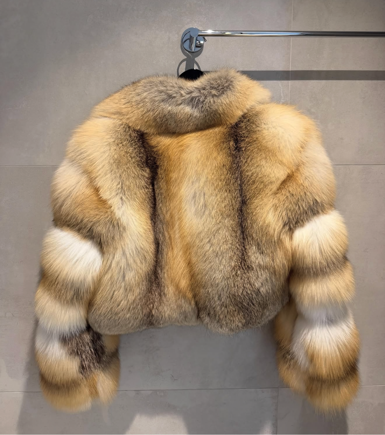 The Amber Fox Fur Jacket