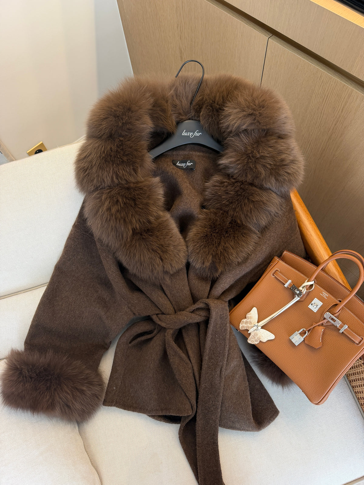 Fox and Wool Coat Tanya