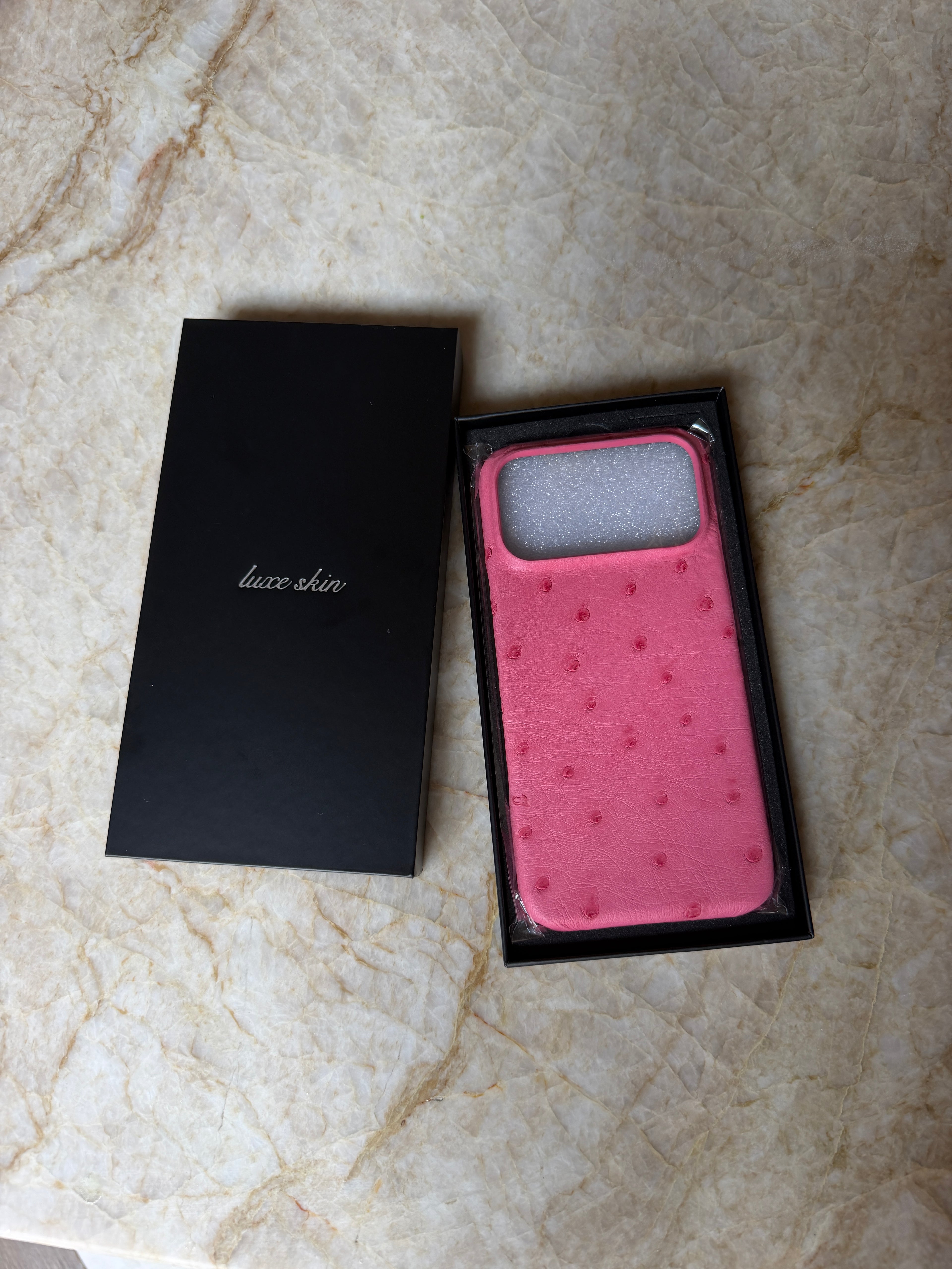 Bubblegum Ostrich Phone Case