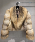 Golden Fox Fur Coat