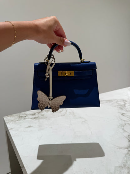 Himalayan Crocodile Butterfly Bag Charm