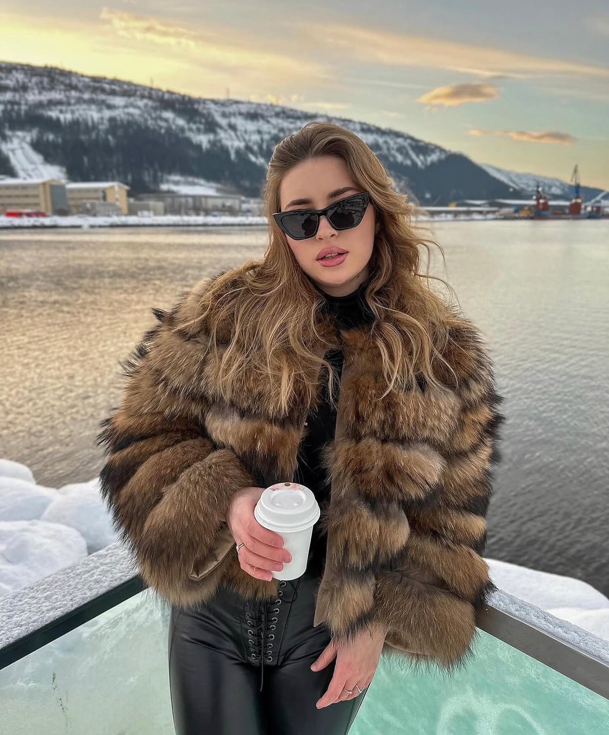 Raccoon Fur Coat