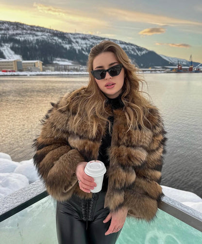 Raccoon Fur Coat