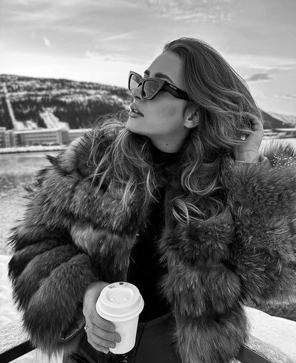Raccoon Fur Coat