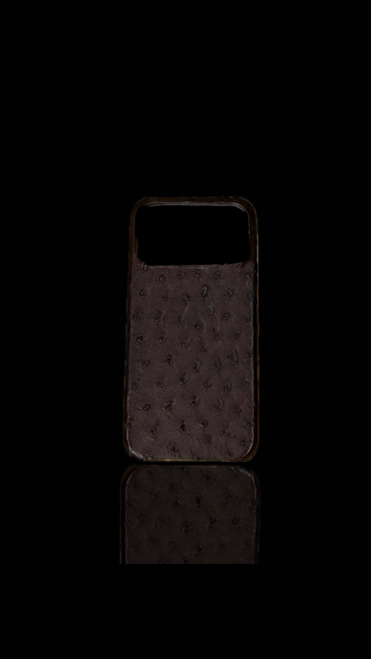 Mocca Ostrich Phone Case