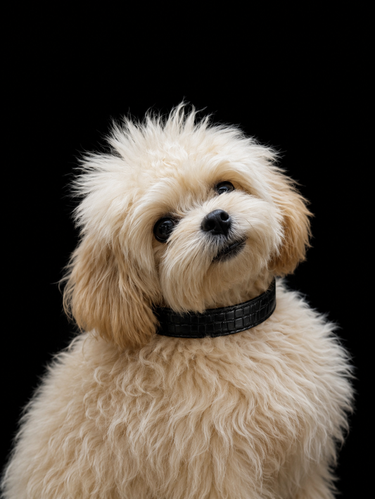 Dog Collar and Leash Himalayan Crocodile Leather