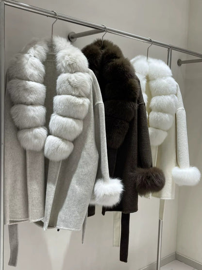 Fox and Wool Coat Tanya