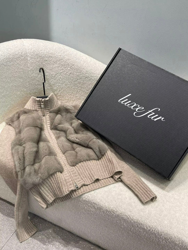 Cashmere Mink Fur Jacket