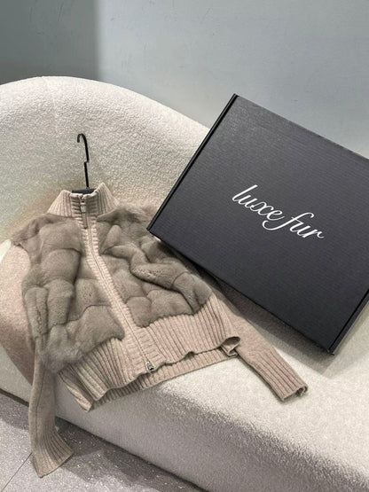 Cashmere Mink Fur Jacket
