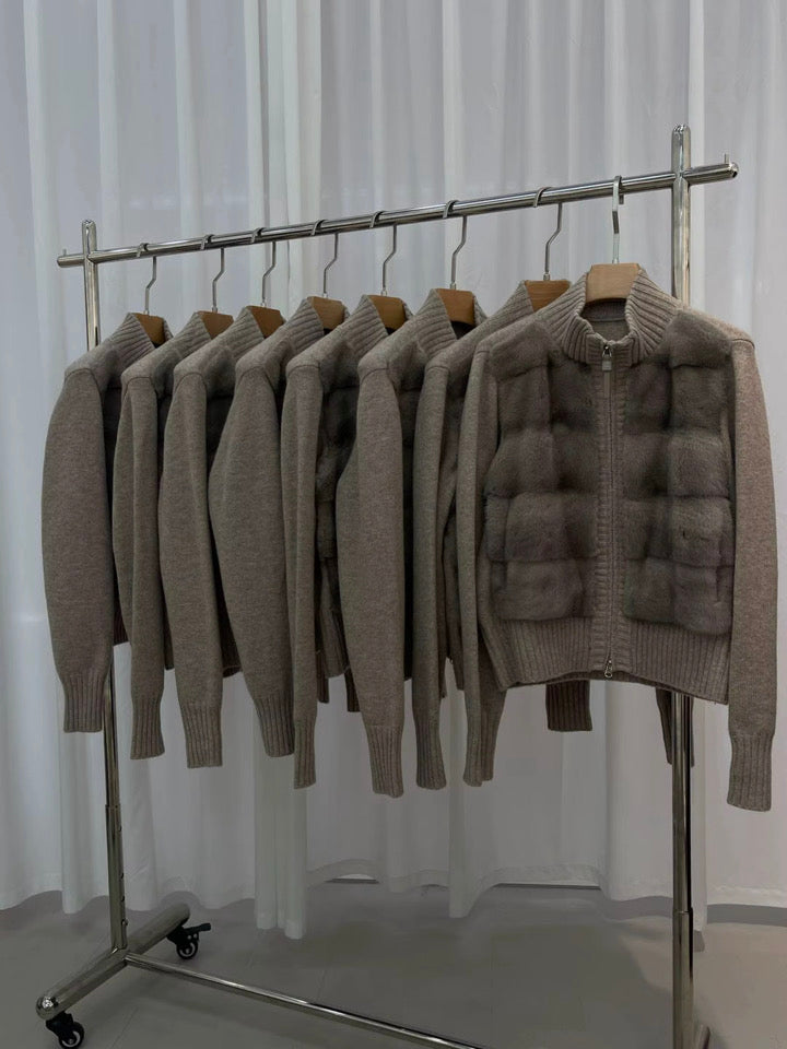 Cashmere Mink Fur Jacket