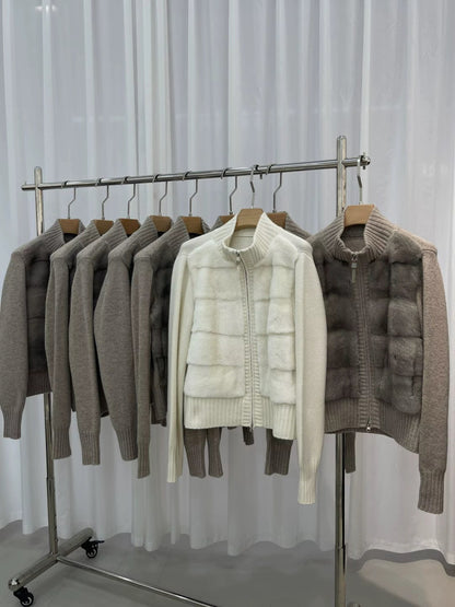 Cashmere Mink Fur Jacket