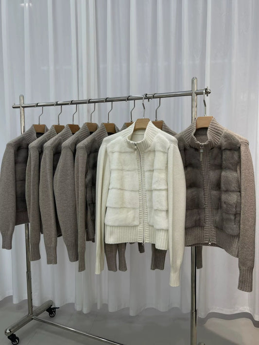 Cashmere Mink Fur Jacket