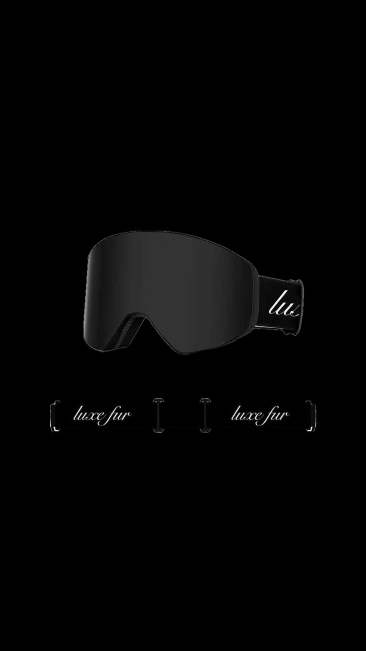 Masque de ski noir