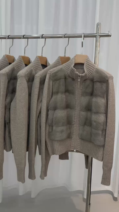 Cashmere Mink Fur Jacket